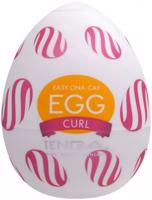 Tenga Egg Curl masturbátor (7,5 cm)