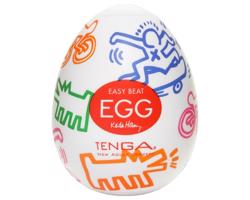 TENGA Egg Keith Haring Street - pouličný masturbátor vajíčko (1 ks)