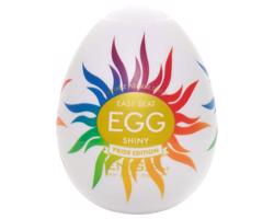 TENGA Egg Shiny Pride - vajíčkový masturbátor (1 ks)