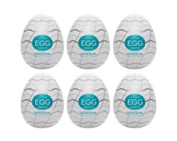 TENGA Egg Wavy II - vajíčkový masturbátor (6ks)