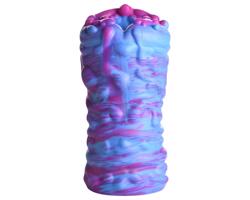 UFO vášeň: silikónová mimozemská vagína (fialová-ružová)