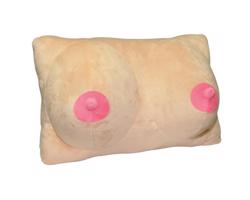 Vankúš v tvare pŕs z plyšu