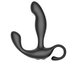 Veselá prstová hra - rádiový prostatický vibrátor (čierny)