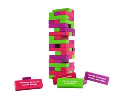 Veža rozkoše Jenga - 54 dielikov na zábavu a vzrušenie!