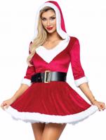 Vianočný kostým Mrs. Claus, S–M