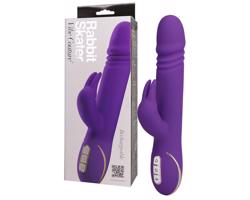 Vibe Couture Rabbit Skater - Králičí, tlačiaci vibrátor (fialový)