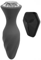 Vibračný análny kolík Diamond Vibe s diaľkovým ovládaním (12,3 cm)