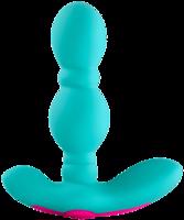 Vibračný análny kolík Funn Plug Turquoise (13,3 cm)