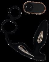 Vibračný análny kolík Loop s erekčným krúžkom a diaľkovým ovládaním