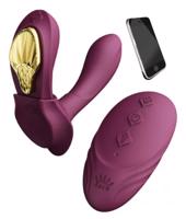 Vibrátor do nohavičiek Egyptian Queen s diaľkovým ovládaním a mobilnou aplikáciou + darček ToyCleaner 75ml