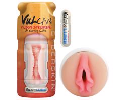 Vulcan Stroker - realistická vagína + hrejivé lubrikanty (prírodné)