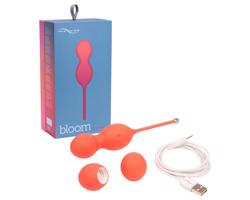 We-Vibe Bloom - geiša loptičky s vymeniteľnými závažiami (oranžová)