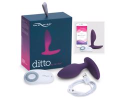We-Vibe Ditto - fialový akku anál vibrátor