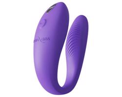 We-Vibe Sync Go - inteligentný, nabíjateľný párový vibrátor (fialový)