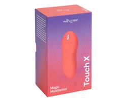 We-Vibe Touch X - nabíjací, vodotesný klitoriálny vibrátor (korálová)