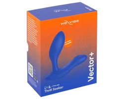 We-Vibe Vector+ - nabíjateľný, inteligentný análny vibrátor (modrý)