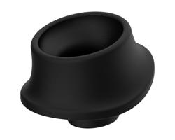 Womanizer L - náhradné sacie krytky set - čierne (3 ks) - veľké