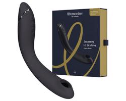 Womanizer OG - nabíjateľný, vzdušný 2v1 vibrátor (čierny)