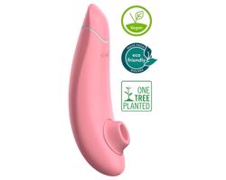 Womanizer Premium Eco - nabíjateľný stimulátor klitorisu vzduchovými vlnami (ružový)