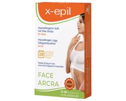 X-Epil - hypoalergén voskové pásiky na tvár (12 ks)