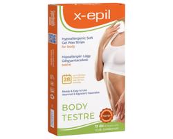 X-Epil - Hypoalergénne Gélové Voskové Pásiky na Telo (12 ks)