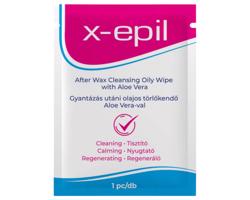 X-Epil - Olejová utierka po depilácii (1 ks) - Aloe Vera