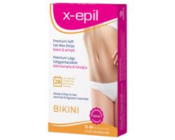 X-Epil - Pripravené depilačné pásiky 12ks - bikiny/podpazušie