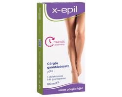 X-Epil - Valčeková depilačná súprava - zelená