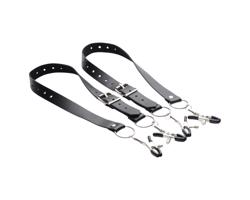 XR Brands - klipy na stydké pysky (čierne)