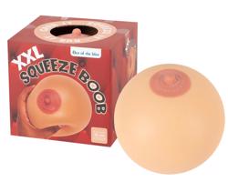 XXL antistresová guľa - prsia (naturál)