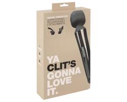 Ya Clit Wand - nabíjací masážny vibrátor set (čierny)