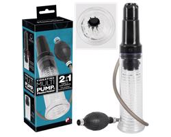 You2Toys - 2v1: pumpa a masturbátor (priehľadný)