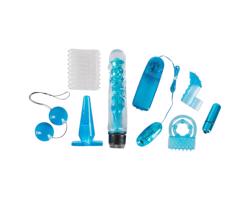 You2Toys - Blue Appetizer: 8-dielna vibračná súprava