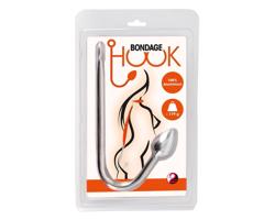 You2Toys - Bondage hák - hliníkový análny hák (179g) - strieborný