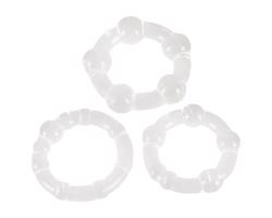 You2Toys - Buď tvrdý! Sada priesvitných krúžkov (3ks)