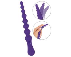 You2Toys - Guľový, flexibilný análny dildo (fialový)