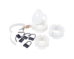 You2Toys - Klietka na penis - silikónová klietka na penis (biela)