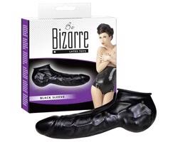 You2Toys - Latexový penisový a semenný plášť (čierny) - Be Bizarre