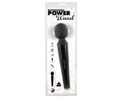 You2Toys Power Wand - akumulátorový masážny vibrátor (čierny)