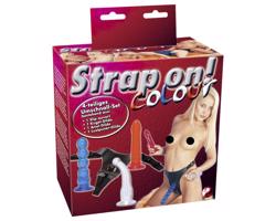 You2Toys - Sada farebných pripínacích dildo