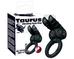 You2Toys Taurus – vibračný, 2-motorový krúžok na penis