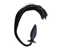 You2Toys - VZRUŠENÝ PONY - análny kolík a konský chvost (čierny)