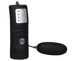 You2Toys - Zamatné vibračné vajíčko - zamatovo čierne