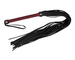 ZADO - dlhý kožený bič (čierny)