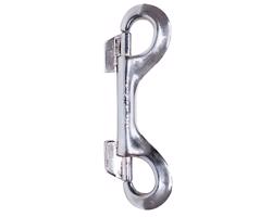 ZADO - dvojitý kovový karabín (strieborný)