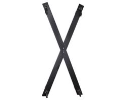 ZADO - kríž na stenu s viazací sadou (čierna)