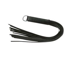 ZADO - mäkký kožený bič (čierny)