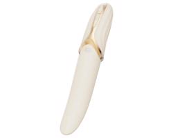 Zalo Eve - nabíjací, vyhrievací rotačný vibrátor (biely)