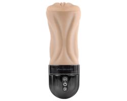 Zero Tolerance Vyžívajúce ústa - vibračne sanie vagína (naturálny)