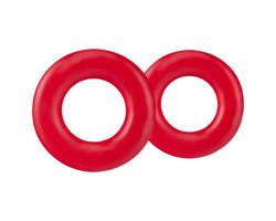 Zostaň tvrdý - sada krúžkov na penis (červené)